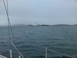 Passing Fladda Lighthouse